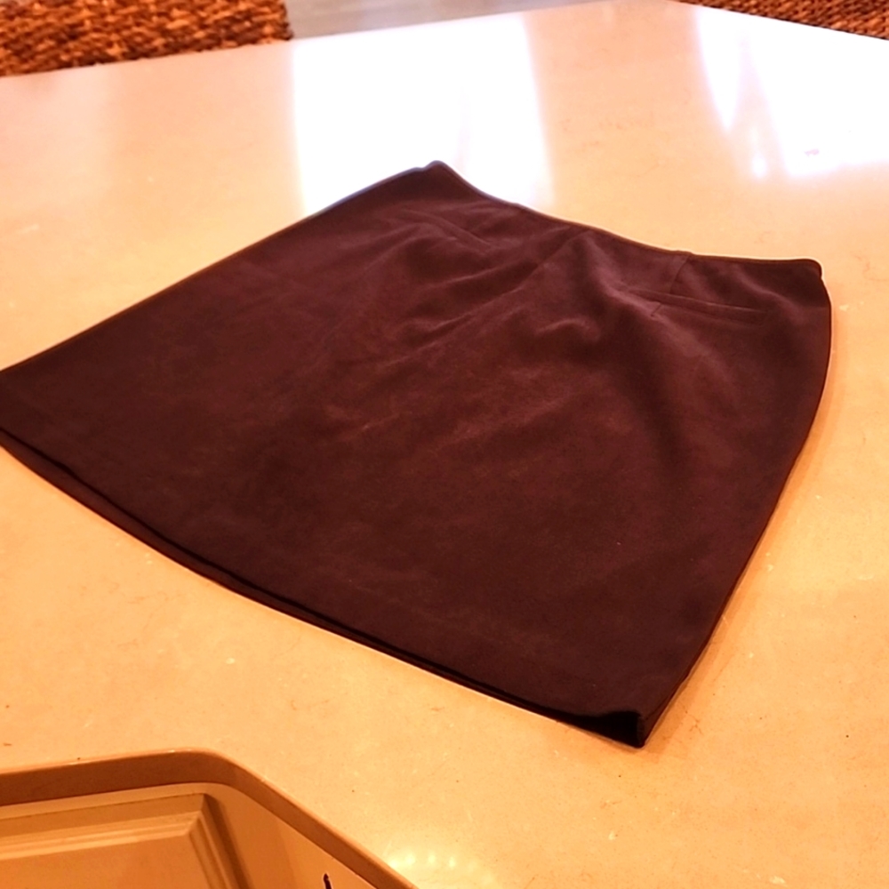 Vintage late 1990's Lightweight Brown Miniskirt SZ11/12